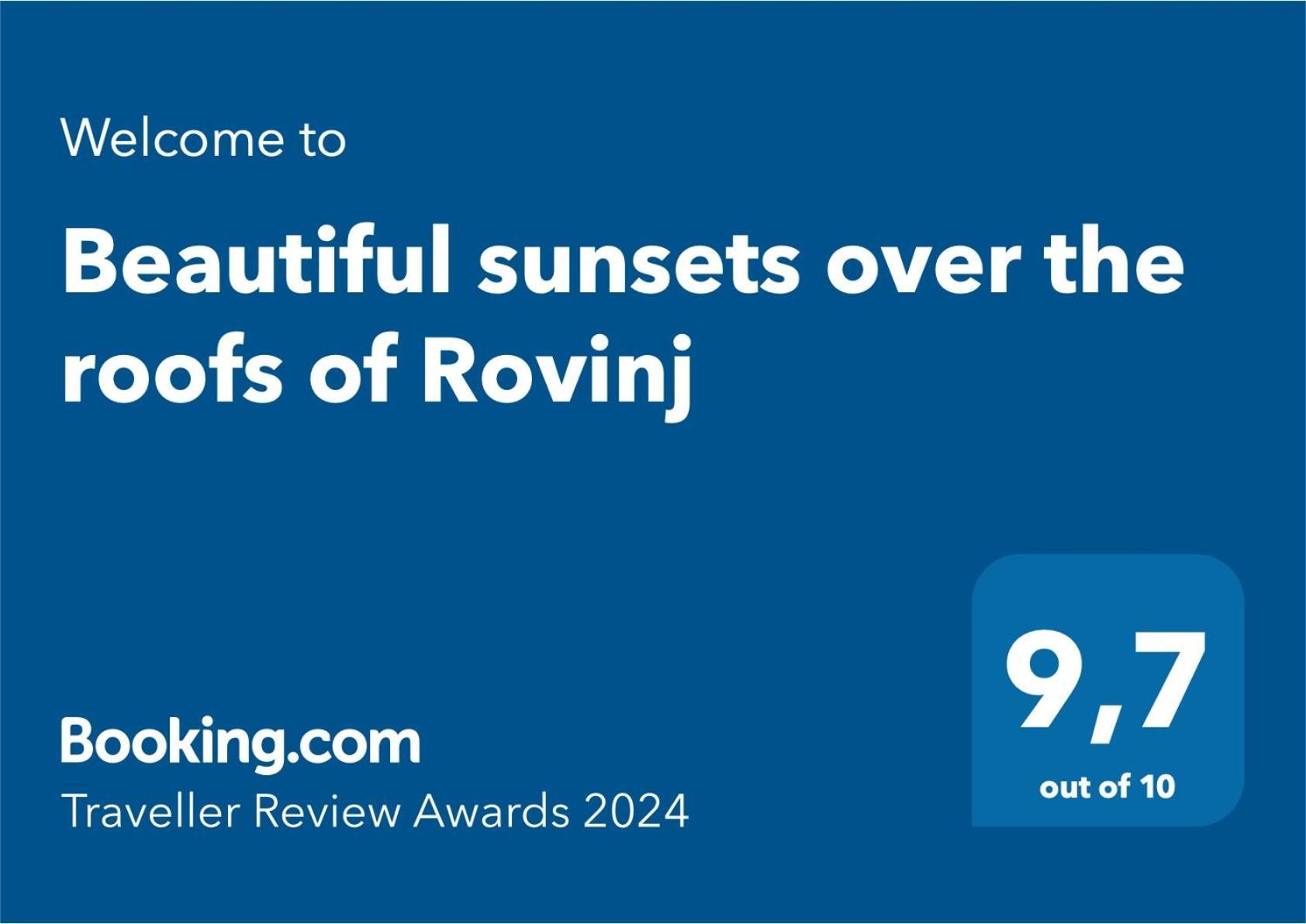 Appartement Beautiful Sunsets Over The Roofs Of Rovinj Extérieur photo